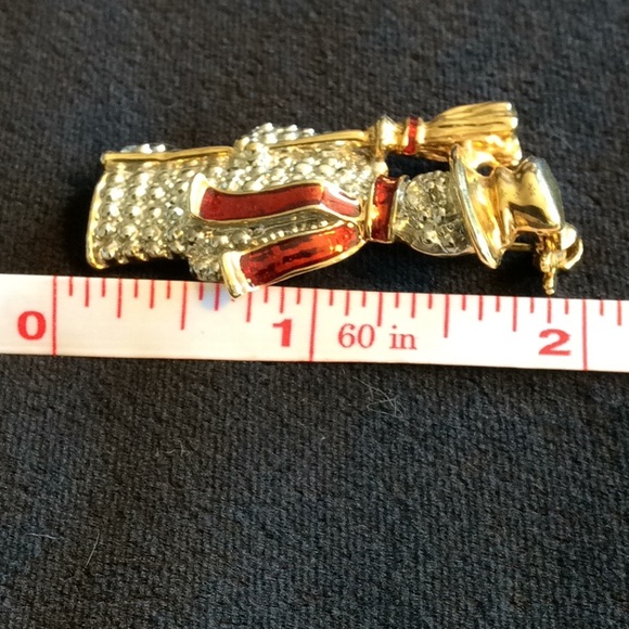 Vintage New Christmas Snowman Brooch - Picture 3 of 4